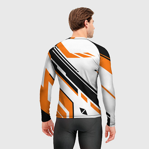 Мужской рашгард CS:GO Asiimov P90 Style / 3D-принт – фото 4