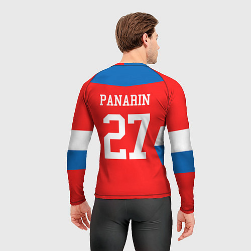 Мужской рашгард Сборная РФ: #27 PANARIN / 3D-принт – фото 4