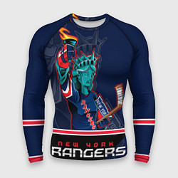 Рашгард мужской New York Rangers, цвет: 3D-принт