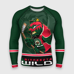 Рашгард мужской Minnesota Wild, цвет: 3D-принт