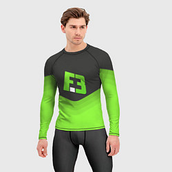 Рашгард мужской FlipSid3 Uniform, цвет: 3D-принт — фото 2