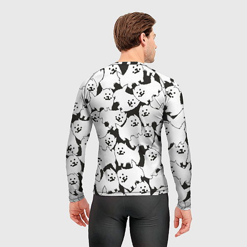 Мужской рашгард Undertale Annoying dog / 3D-принт – фото 4