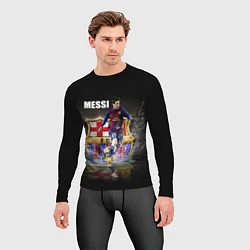Рашгард мужской Messi FCB, цвет: 3D-принт — фото 2