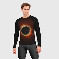 Рашгард мужской Солнечное затмение, цвет: 3D-принт — фото 2