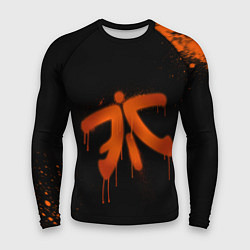 Рашгард мужской Fnatic: Black collection, цвет: 3D-принт