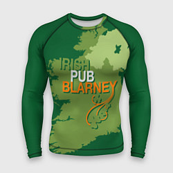 Рашгард мужской Irish pub Blarney, цвет: 3D-принт