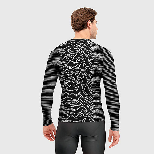 Мужской рашгард Joy Division: Unknown Pleasures / 3D-принт – фото 4