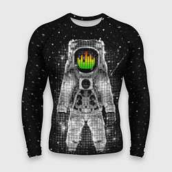 Рашгард мужской Музыкальный космонавт, цвет: 3D-принт