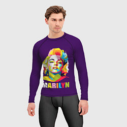 Рашгард мужской Marilyn Monroe, цвет: 3D-принт — фото 2