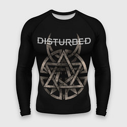 Рашгард мужской Disturbed Logo, цвет: 3D-принт