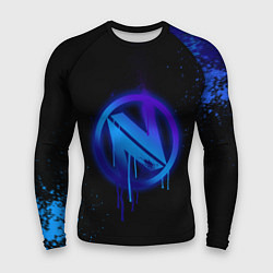 Рашгард мужской EnVyUs: Black collection, цвет: 3D-принт