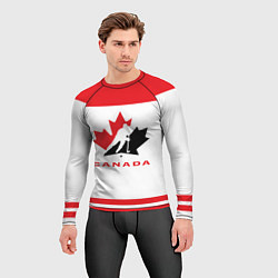 Рашгард мужской Canada Team, цвет: 3D-принт — фото 2