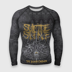 Рашгард мужской Suicide Silence: The Black Crown, цвет: 3D-принт