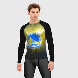 Рашгард мужской Golden State Warriors 4, цвет: 3D-принт — фото 2