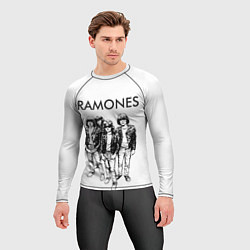 Рашгард мужской Ramones Party, цвет: 3D-принт — фото 2