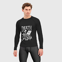 Рашгард мужской Death By Pizza, цвет: 3D-принт — фото 2