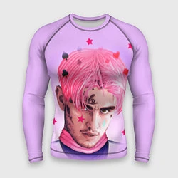 Рашгард мужской Lil Peep: Pink Edition, цвет: 3D-принт