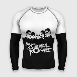 Рашгард мужской My Chemical Romance B&W, цвет: 3D-принт