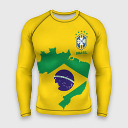 Мужской рашгард Сборная Бразилии: желтая
