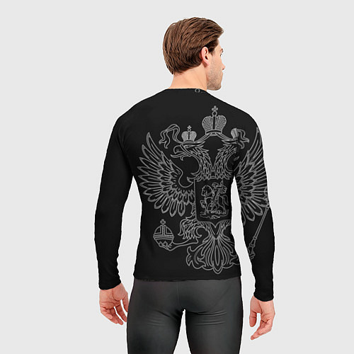 Мужской рашгард ГНК: герб РФ / 3D-принт – фото 4