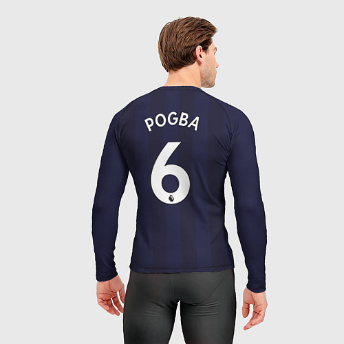 Мужской рашгард FC MU: Pogba Away 18/19 / 3D-принт – фото 4