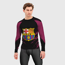 Рашгард мужской Barcelona FC: Sport Fashion, цвет: 3D-принт — фото 2