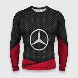 Мужской рашгард Mercedes Benz: Grey Carbon