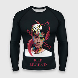 Рашгард мужской XXXTentacion: RIP Legend, цвет: 3D-принт