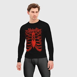 Рашгард мужской Slipknot Skeleton, цвет: 3D-принт — фото 2