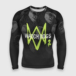 Мужской рашгард Watch Dogs 2: Skulls Pattern