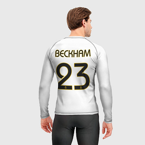 Мужской рашгард FC Real Madrid: Beckham Retro / 3D-принт – фото 4