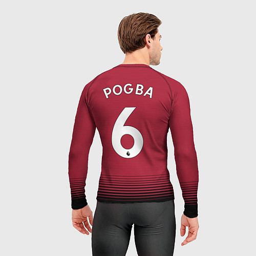 Мужской рашгард FC MU: Pogba 18/19 / 3D-принт – фото 4