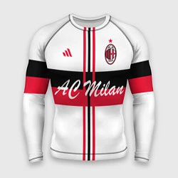 Рашгард мужской AC Milan: White Form, цвет: 3D-принт