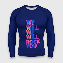 Рашгард мужской Queen We Will Rock You, цвет: 3D-принт