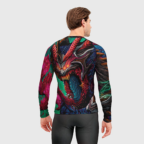 Мужской рашгард CS GO hyper beast skin / 3D-принт – фото 4