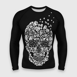 Рашгард мужской Diamond Skull, цвет: 3D-принт