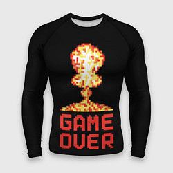 Рашгард мужской Game over - atomic explosion, цвет: 3D-принт