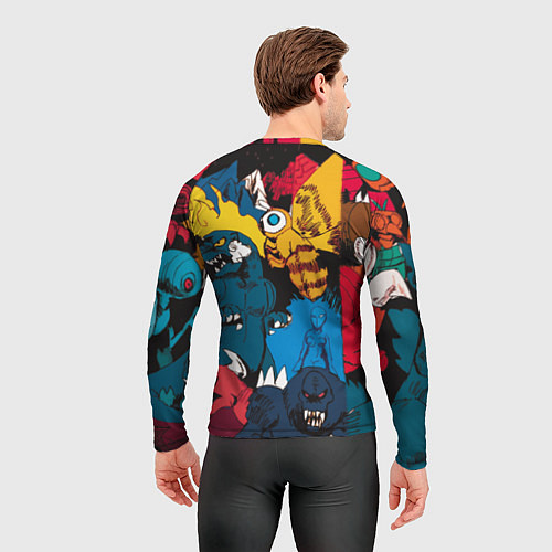 Мужской рашгард Годзилла / 3D-принт – фото 4