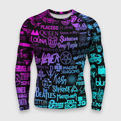 Мужской рашгард ЛОГОТИПЫ РОК ГРУПП