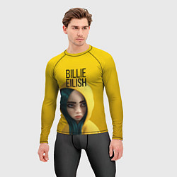 Рашгард мужской BILLIE EILISH: Yellow Girl, цвет: 3D-принт — фото 2