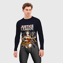 Рашгард мужской Justice League, цвет: 3D-принт — фото 2