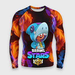 Мужской рашгард BRAWL STARS LEON SHARK