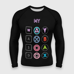 Рашгард мужской My Way, цвет: 3D-принт