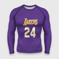 Рашгард мужской Los Angeles Lakers Kobe Brya, цвет: 3D-принт