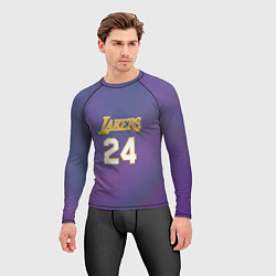 Рашгард мужской Los Angeles Lakers Kobe Brya, цвет: 3D-принт — фото 2