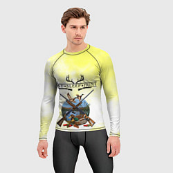 Рашгард мужской Охота, цвет: 3D-принт — фото 2