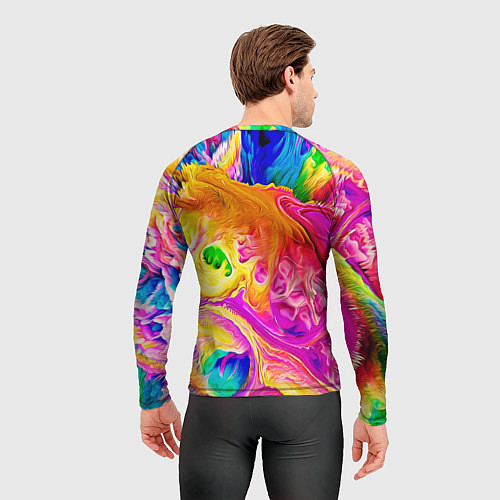 Мужской рашгард TIE DYE / 3D-принт – фото 4