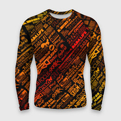 Мужской рашгард Музыкальные бренды