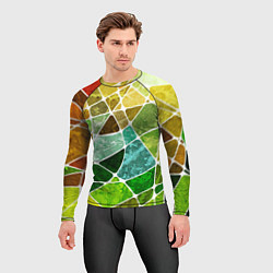 Рашгард мужской Мозаика, цвет: 3D-принт — фото 2
