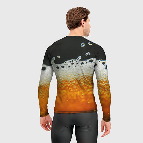 Мужской рашгард ТЕМНОЕ ПИВО / 3D-принт – фото 4